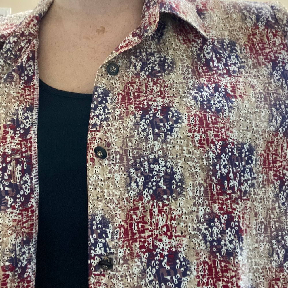 Colorful button up - Picture 3 of 3